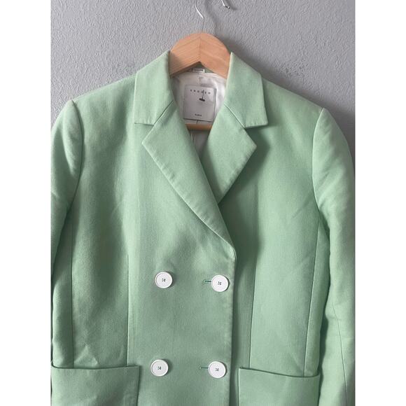 Sandro Paris‎ Green Blazer - Picture 6 of 12